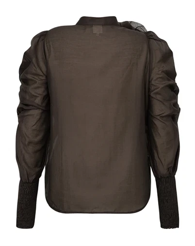 Gossia - DevineGO Bluse - Coffee 
